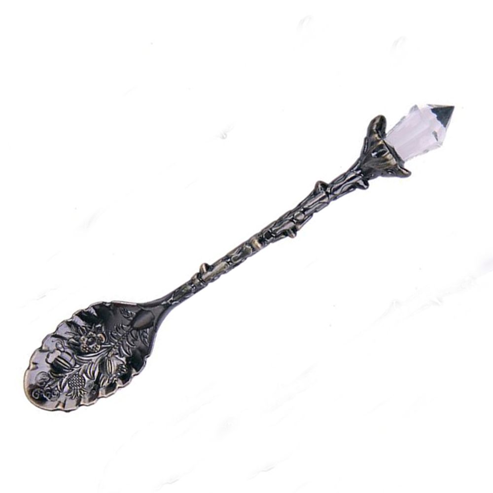 Ice Pick Pick - 크리스탈 헤드 커피 스푼 디저트 수저