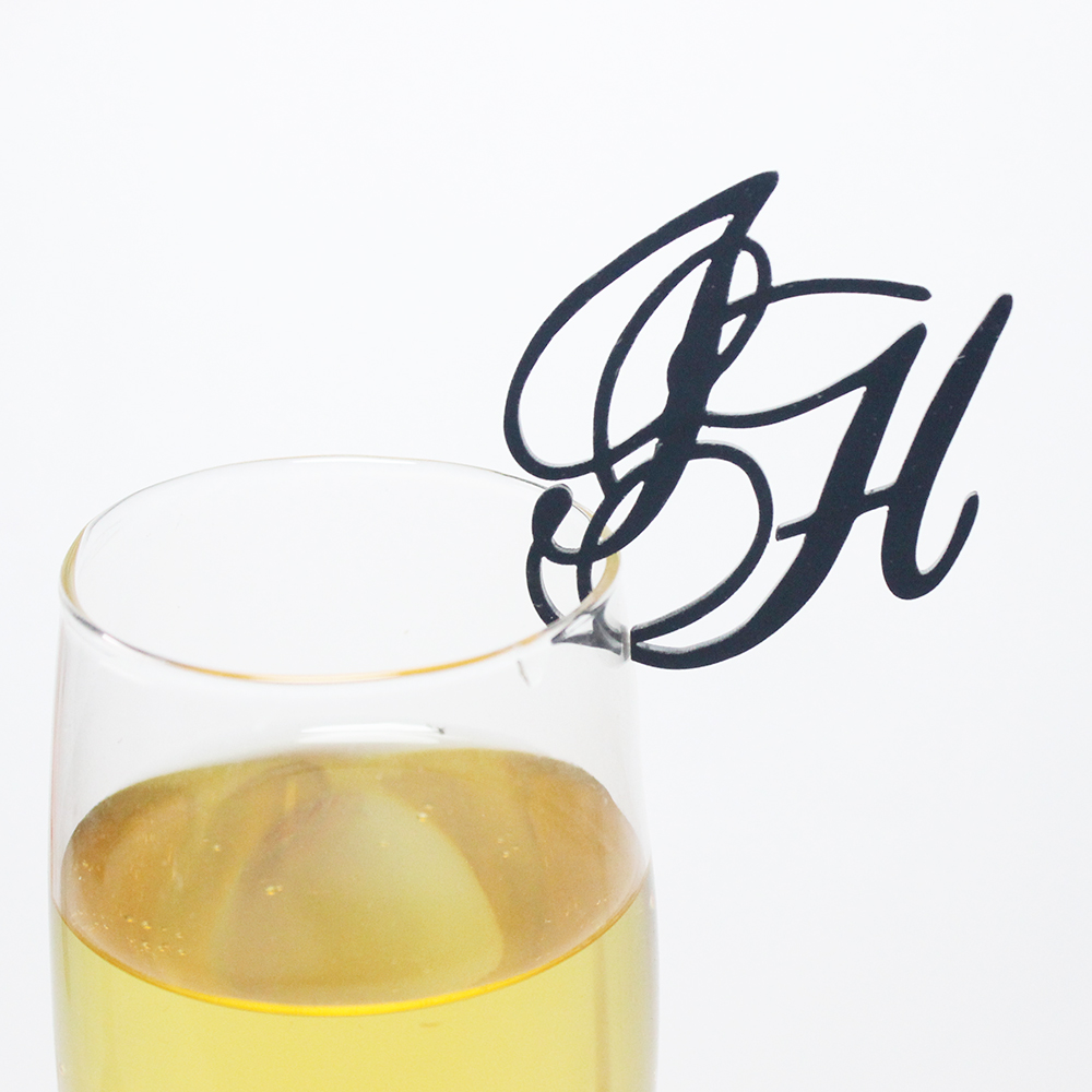 Cocktail Recipe Book - 20/50/100개 개인 맞춤 각인 음료 스틱,
