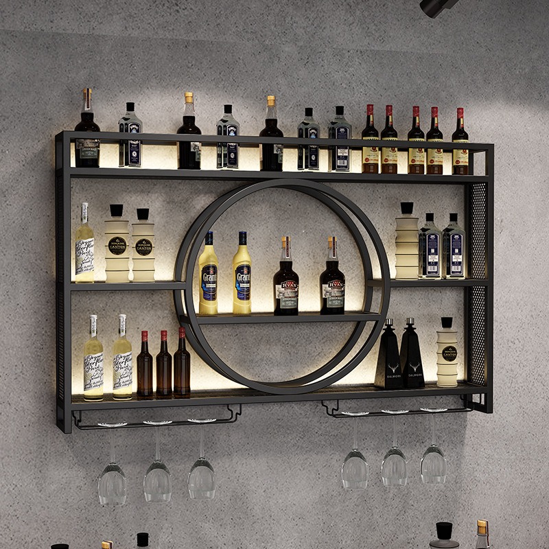 Home Bar Shelves - 바 와인랙 벽걸이 와인 캐비닛, 바