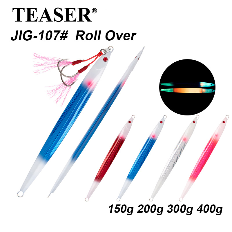 Jigger Double Sided - 티저 J107 150G-400G 고속 침강 철판