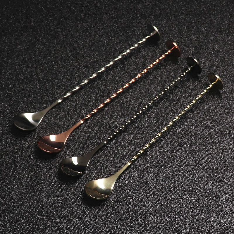 Bar Spoon Twisted - 스테인리스 스틸 칵테일 바 나선형 패턴