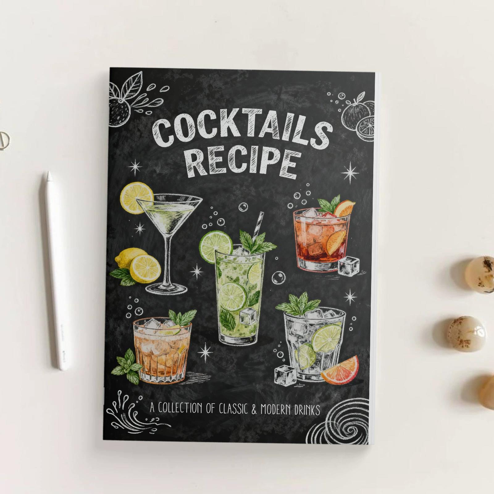 클래식 및 모던 칵테일 레시피북, 초보자 친화적인 음료 - Cocktail Recipe Book 리뷰 및 가격