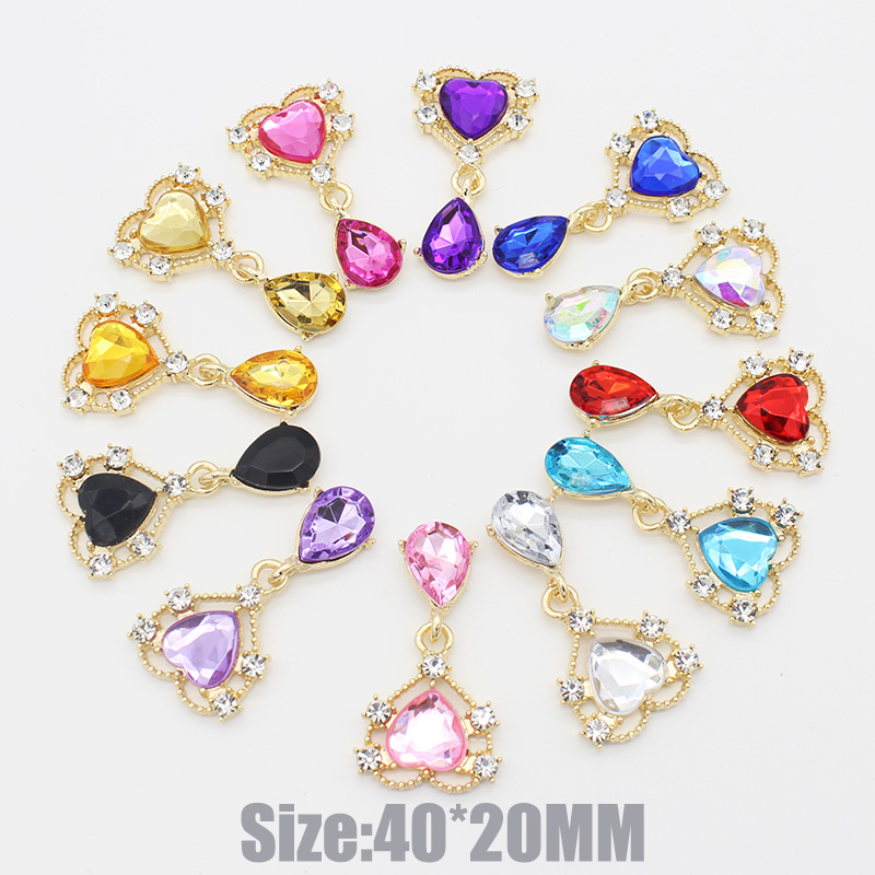 10Pc 20*40mm 새로운 하트 크리스탈 라인 석  - Cocktail Recipe Book 리뷰 및 가격