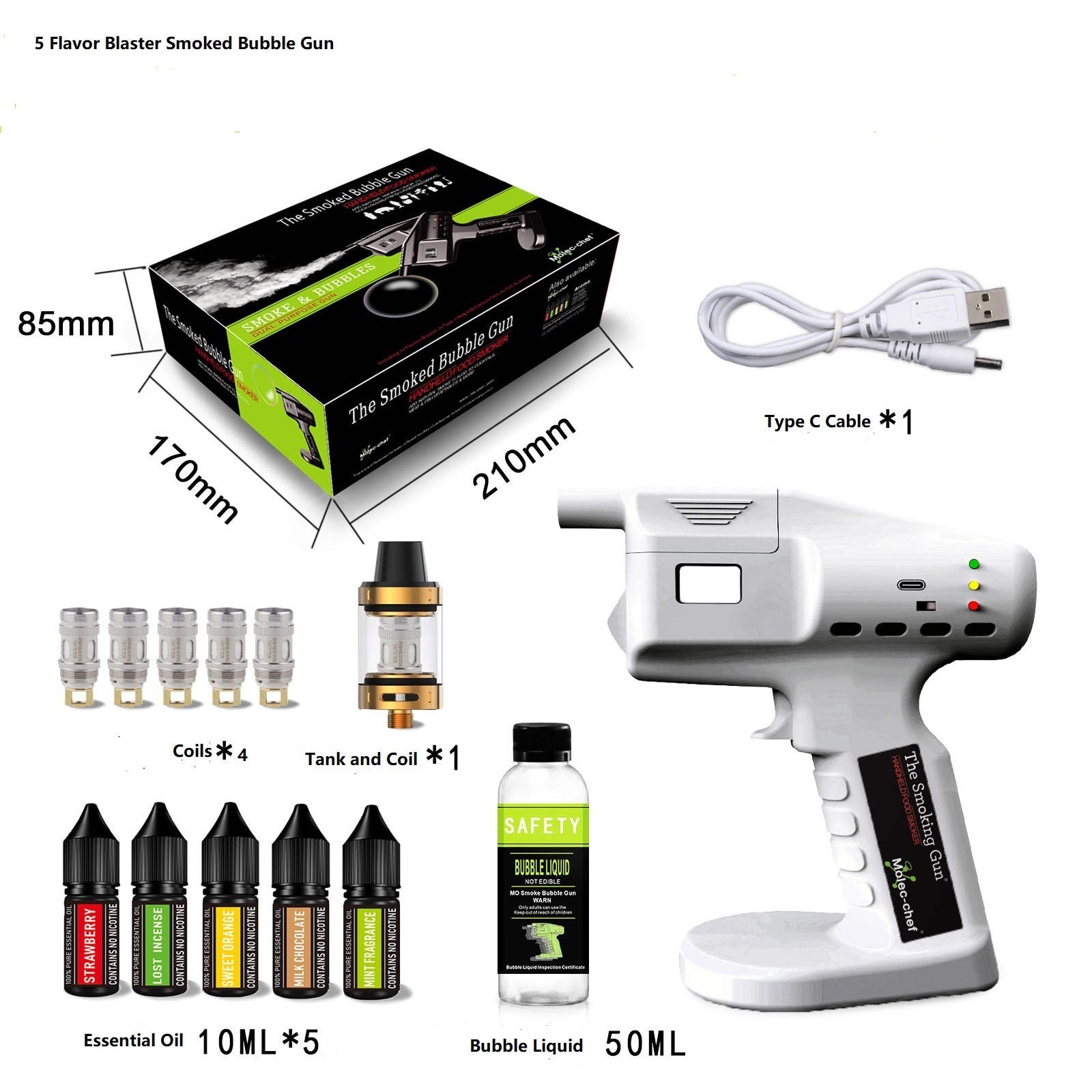 충전식 풍미 블래스터 칵테일 건 키트, 연기 기계, 식 - Smoking Gun Kit 리뷰 및 가격