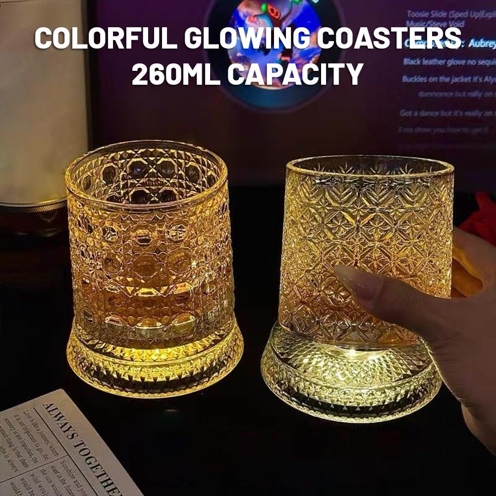위스키 잔 회전식 위스키 잔 유리 받침대 포함 360도 - Highball Glass Set 리뷰 및 가격