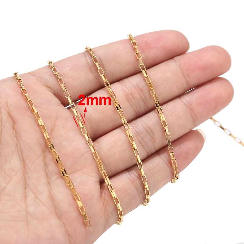2 미터 골드 톤 목걸이 체인 만들기 여성을위한 2mm - Bar Cart Gold 리뷰 및 가격