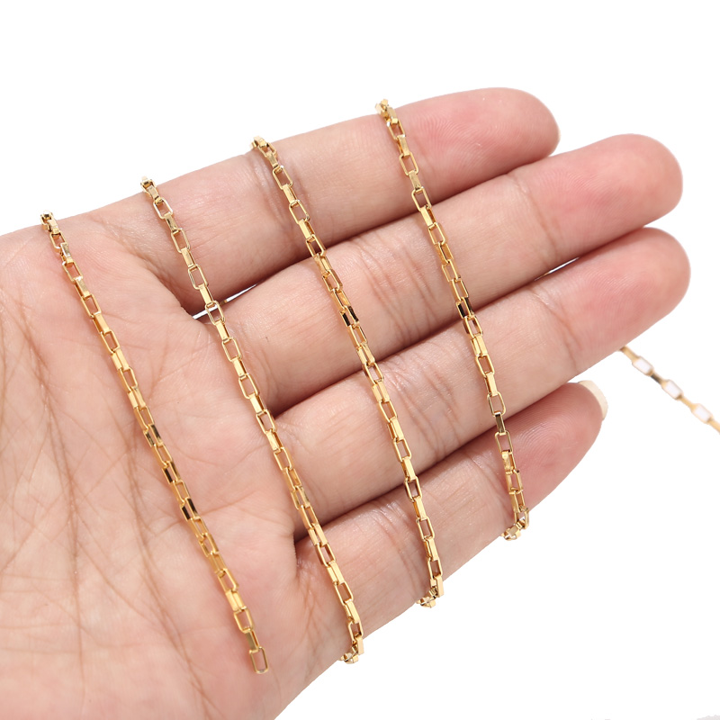 2 미터 골드 톤 목걸이 체인 만들기 여성을위한 2mm - Bar Cart Gold 리뷰 및 가격