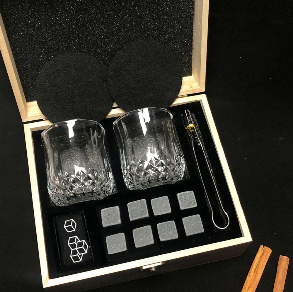 위스키 스톤 선물 세트, 재사용 가능한 위스키 스톤 8 - Highball Glass Set 리뷰 및 가격