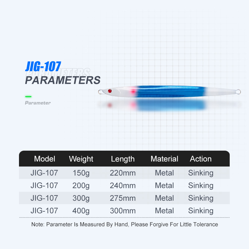 티저 J107 150G-400G 고속 침강 철판 보트  - Jigger Double Sided 리뷰 및 가격