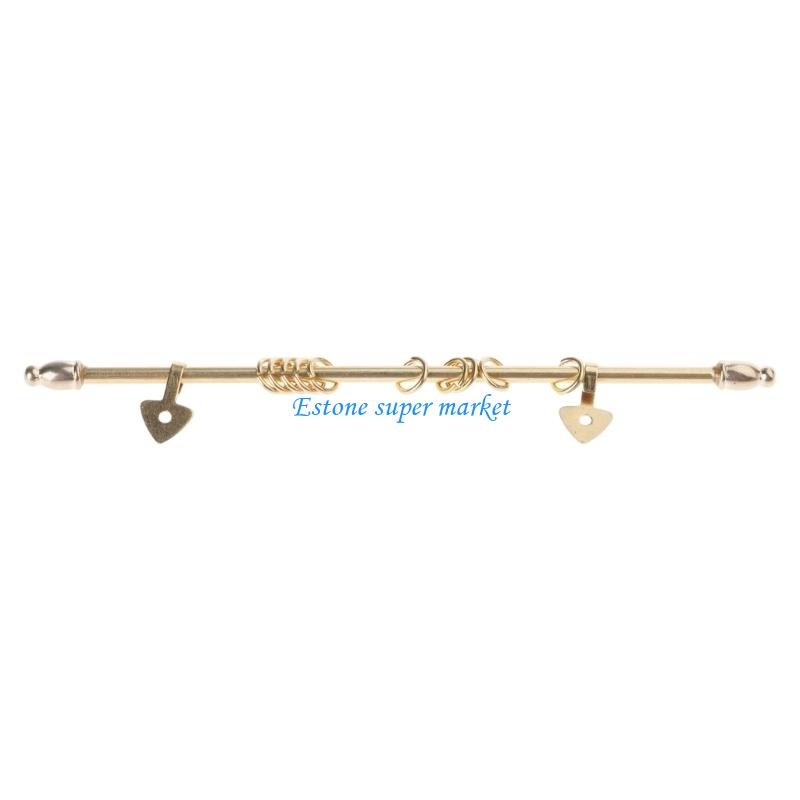090B 골드 미니어처 커튼 레일로드 1/12 스케일  - Home Bargains 리뷰 및 가격