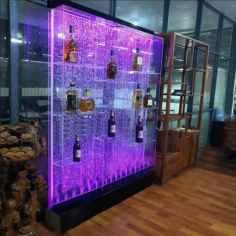 맞춤형 아크릴 LED 물방울 벽, 주류 진열대 및 룸  - Home Bar Shelves 리뷰 및 가격