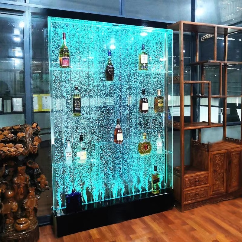 맞춤형 아크릴 LED 물방울 벽, 주류 진열대 및 룸  - Home Bar Shelves 리뷰 및 가격