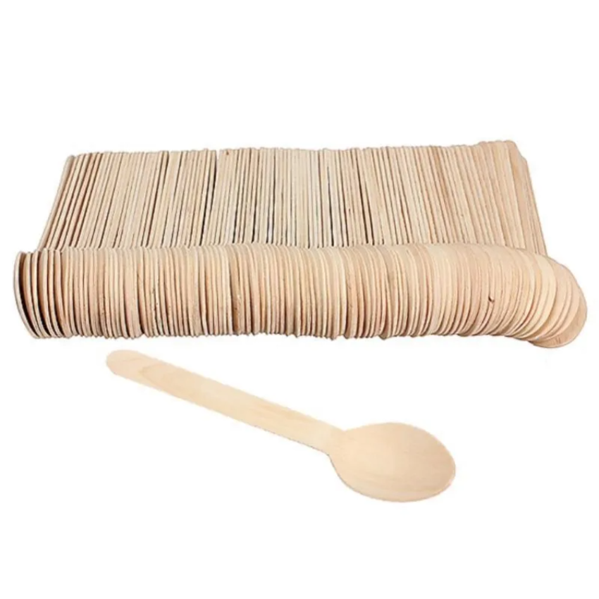 100Pcs 일회용 나무 숟가락 미니 아이스크림 파티  - Ice Pick Pick 리뷰 및 가격